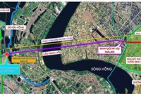 Vị trí xây dựng cầu Ngọc Hồi (ảnh: internet).