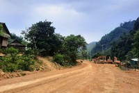 Dự án Đường nối đường Hồ Chí Minh nhánh Đông với đường Hồ Chí Minh nhánh Tây dự kiến sẽ hoàn thành trong năm 2025. Ảnh: Duy Lợi