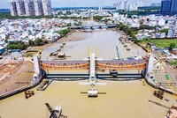 Các hạng mục của Dự án Chống ngập tại TP.HCM nằm phơi mưa, phơi nắng suốt 5 năm qua