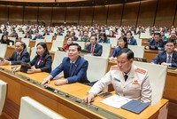 Nghị quyết điều chỉnh mục tiêu tăng trưởng được Quốc hội thông qua tại Kỳ họp bất thường lần thứ 9.