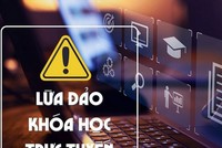 Hàng ngàn khách hàng đã mua phải mã khóa học giả do vợ chồng đối tượng Hà Thị Hoa cung cấp. Ảnh minh họa