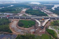 Cận cảnh Cầu Nhơn Trạch trước ngày hoàn thành dịp 30/4/2025 