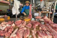 Giá thịt lợn tăng đã đẩy CPI tháng 2/2025 tăng 0,34% so với tháng trước