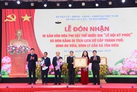 Hải Phòng đón nhận Di sản văn hóa phi vật thể quốc gia "Lễ hội Kỳ Phúc" 