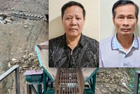 Đoàn Văn Huấn, Chủ tịch HĐQT Công ty Thái Dương (ảnh trái) và Nguyễn Văn Chính, Phó tổng giám đốc. Ảnh: BCA