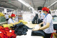 Dệt may là một trong 4 nhóm hàng đạt kim ngạch xuất khẩu trên 5 tỷ USD trong 2 tháng đầu năm. Ảnh: Đức Thanh 