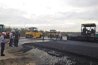 Thảm bê tông nhựa tại Dự án cao tốc Biên Hòa - Vũng Tàu. 