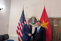 Bộ trưởng Nguyễn Hồng Diên và Trưởng Đại diện Thương mại Mỹ Jamieson L. Greer.