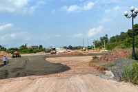 Tuyến đường Bắc Sơn kéo dài trong giai đoạn thi công.