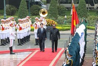 Chủ tịch nước Lương Cường đón và hội đàm với Tổng thống Burundi 