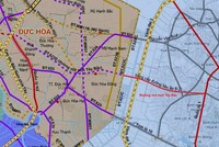 Sơ đồ hướng tuyến đường mở mới Tây Bắc đoạn qua TP.HCM- Nguồn: Sở Giao thông Công chánh