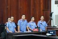 Đại diện Viện Kiểm sát Nhân dân cấp cao tại TP.HCM tham gia phiên toà phúc thẩm (giai đoạn 2).