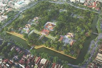 Phối cảnh tổng thể Thành cổ Sơn Tây sau tu bổ, phục dựng.