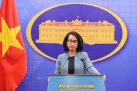 Người phát ngôn Bộ Ngoại giao Phạm Thu Hằng. Ảnh: Bộ Ngoại giao 