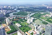 Khu đô thị Phú Mỹ Hưng tại TP.HCM. Ảnh: Lê Toàn 