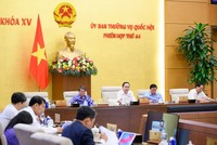 Phiên họp ngày 23/4 của Uỷ ban Thường vụ Quốc hội. 