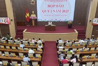 UBND tỉnh Quảng Ngãi tổ chức họp báo quý I/2025. 