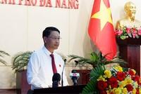 Chủ tịch HĐND Thành phố Đà Nẵng Ngô Xuân Thắng đề nghị không để gián đoạn, không ảnh hưởng hoạt động của cơ quan, tổ chức, người dân, doanh nghiệp sau khi sắp xếp lại đơn vị hành chính. Ảnh: Ngô Huyền 