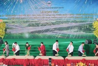 Lãnh đạo tỉnh Bình Phước thực hiện nghi thức động thổ xây dựng Dự án cao tốc Gia Nghĩa - Chơn Thành 