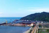 Cảng Chân Mây tại Khu kinh tế Chân Mây - Lăng Cô, TP. Huế. Ảnh: Ngọc Tân