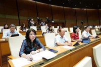 Quốc hội thảo luận về dự thảo Luật Việc làm (sửa đổi) sáng 7/5