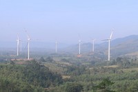 Một dự án điện gió tại huyện Hướng Hóa, tỉnh Quảng Trị.