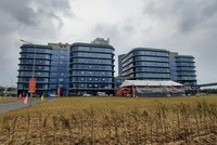 Khu đất dự kiến đầu tư Dự án Phòng thí nghiệm phục vụ sản xuất công nghệ đóng gói tiên tiến cho vi mạch bán dẫn tại Đà Nẵng tại Công viên phần mềm số 2. Ảnh: Linh Đan 