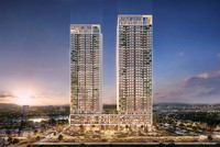 Tháp đôi Diamond Hill được kiến tạo trở thành biểu tượng mới tại Thái Nguyên