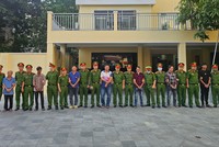 Một số đối tượng bị bắt trong vụ buôn lậu hàng triệu lít dầu DO (ảnh: Công an TP.HCM)