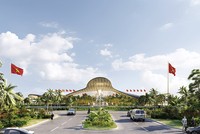 Phối cảnh Cảng hàng không quốc tế Phú Quốc mở rộng. 