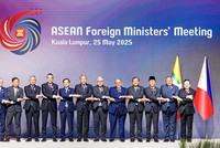 Phó thủ tướng, Bộ trưởng Bộ Ngoại giao Bùi Thanh Sơn dẫn đầu đoàn Việt Nam tham dự Hội nghị Bộ trưởng Ngoại giao ASEAN, Ủy ban Hiệp ước Khu vực Đông Nam Á không có vũ khí hạt nhân (SEANWFZ), Hội nghị Hội đồng Cộng đồng Chính trị - An ninh ASEAN lần thứ 29 và Hội nghị Hội đồng Điều phối ASEAN lần thứ 36. Ảnh: BNG 