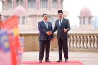 Thủ tướng Chính phủ Phạm Minh Chính và Thủ tướng Malaysia Anwar Ibrahim. Ảnh: Nhật Bắc 