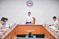 Bộ trưởng Bộ Tài chính Nguyễn Văn Thắng phát biểu tại hội nghị.