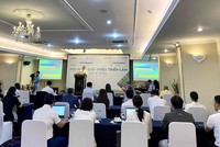 Các diễn giả phát biểu tại Hội nghị giới thiệu Triển lãm Quốc tế chuyên ngành nông nghiệp và chăn nuôi.