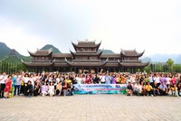 Đoàn famtrip khảo sát các sản phẩm mới tại Khu du lịch quốc gia Tam Chúc.