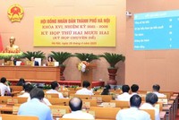 Kỳ họp thứ 22 (kỳ họp chuyên đề) của HĐND TP. Hà Nội đã thông qua việc sắp xếp các đơn vị hành chính cấp xã trên địa bàn Thành phố.