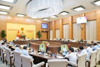 Một phiên họp của Ủy ban Thường vụ Quốc hội. 