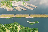 Phối cảnh Dự án cảng trung chuyển quốc tế Cần Giờ.