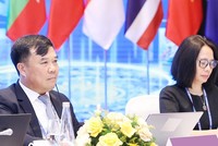 Cục trưởng Cục Hải quan Việt Nam Nguyễn Văn Thọ (trái) tại buổi làm việc.