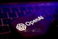 Biểu tượng của Hãng OpenAI. Ảnh: REUTERS/TTXVN