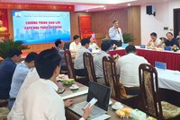 Ông Lê Quyết Tiến, Cục trưởng Cục Kinh tế - Quản lý đầu tư xây dựng (Bộ Xây dựng) phát biểu với các nhà thầu.