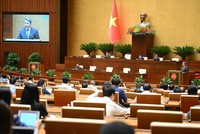 Một phiên họp toàn thể của Quốc hội taị Kỳ họp thứ 9.