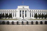 Trụ sở Cục Dự trữ liên bang Mỹ (Fed) ở Washington, DC. Ảnh: THX/TTXVN