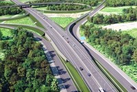 Phối cảnh cao tốc TP.HCM - Thủ Dầu Một - Chơn Thành