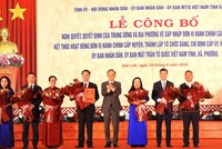 Ông Lê Hoài Trung - Bí thư Trung ương Đảng, Chánh Văn phòng Trung ương Đảng trao các quyết định nhân sự chủ chốt cho lãnh đạo tỉnh Đắk Lắk mới.