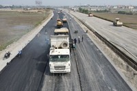 Doanh nghiệp Xuân Trường thi công cao tốc Cao Bồ - Mai Sơn. 