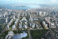 Phối cảnh khu đô thị Tây Hồ Tây.