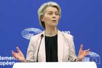 Chủ tịch Ủy ban châu Âu Ursula von der Leyen. Ảnh: THX/TTXVN