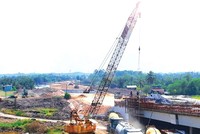 Dự án thành phần 1 (đoạn qua TP.HCM) thuộc Dự án Vành đai 3 TP.HCM có chiều dài 47,35 km, tổng mức đầu tư hơn 22.411 tỷ đồng. Ảnh: Song Lê