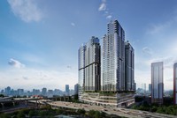 Sun Feliza Suites tọa lạc tại giao lộ sầm uất bậc nhất Cầu Giấy, Hà Nội. (Ảnh: Sun Property)